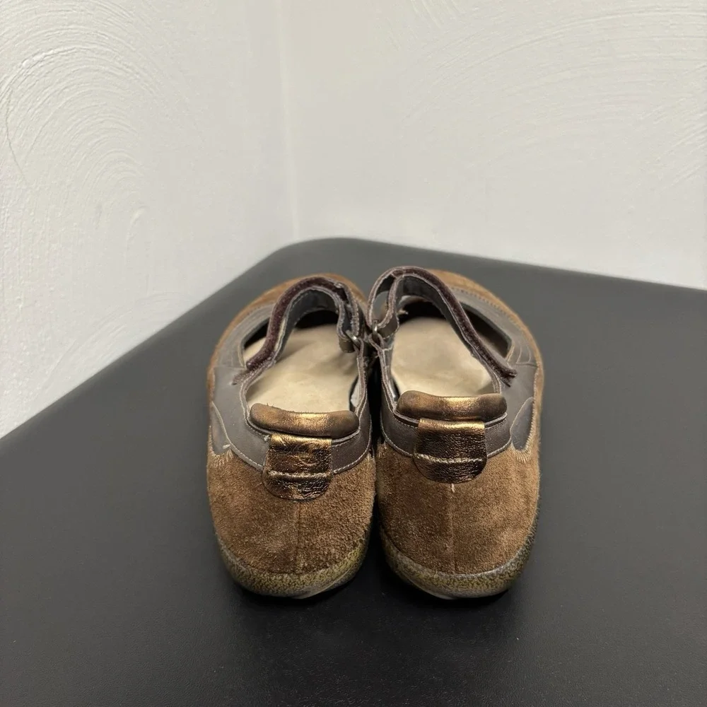Naot Kirei Copper Mary Jane Loafers Brown Shoes Women's 7/38 Casual‎ Comfort